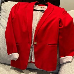 Red blazer